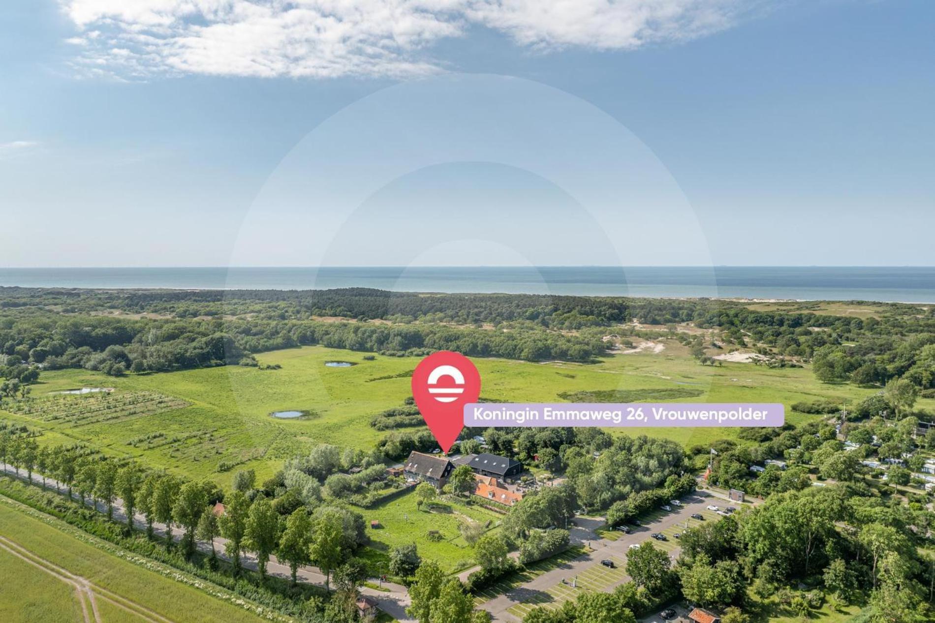 Vakantiewoning - Kon. Emmaweg 26 | Vrouwenpolder 'Uitspanning Oranjezon' Extérieur photo
