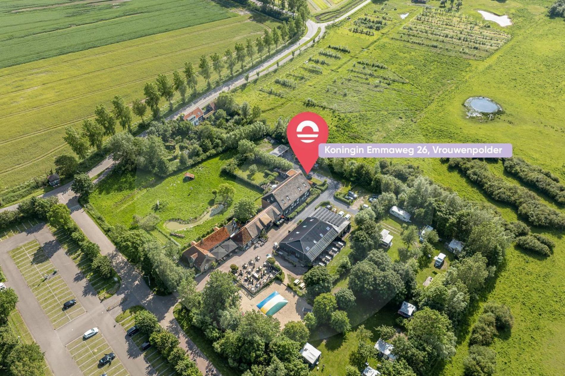 Vakantiewoning - Kon. Emmaweg 26 | Vrouwenpolder 'Uitspanning Oranjezon' Extérieur photo