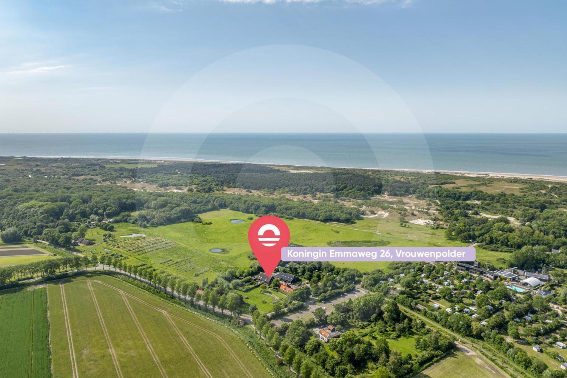 Vakantiewoning - Kon. Emmaweg 26 | Vrouwenpolder 'Uitspanning Oranjezon' Extérieur photo